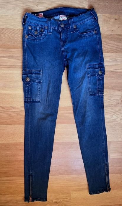 Men True Religion Jeans Navy Knit 26