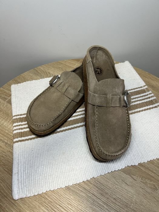 Женские Birkenstock Шльопанці Коричневый Замша 41