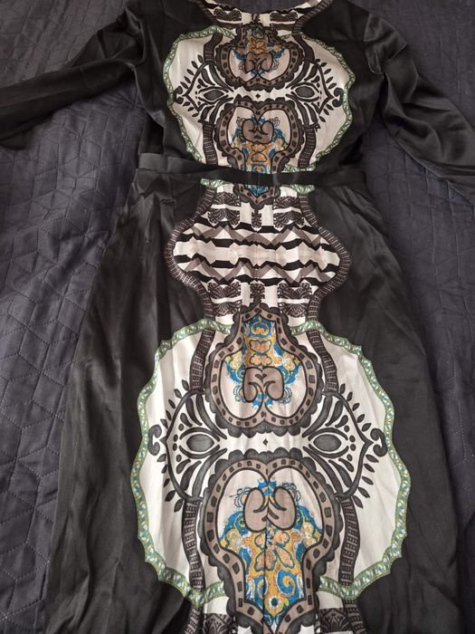 Donna Etro Abito Multicolore Seta 36