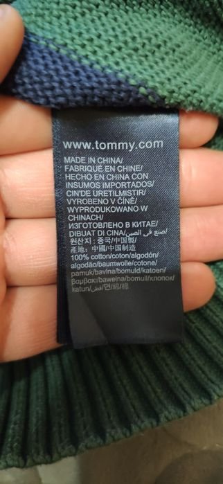 Uomo Tommy Jeans Maglione Multicolore Cotone 36