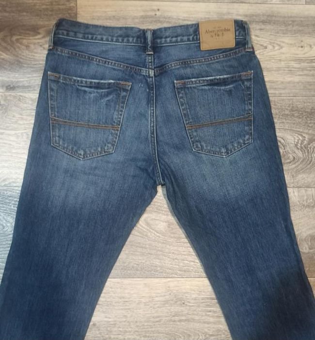 Мужской Abercrombie & Fitch Джинсы Тёмно-синий