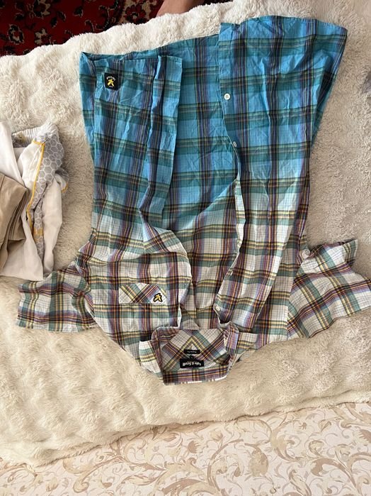 Men Lyle Scott Shirt Multicolor Cotton 40