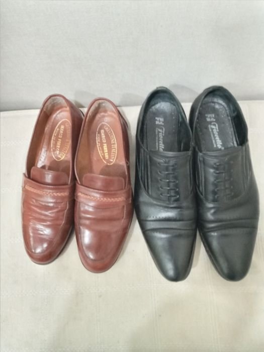 Uomo MARCO FERRARI Tacchi Marrone Pelle 43