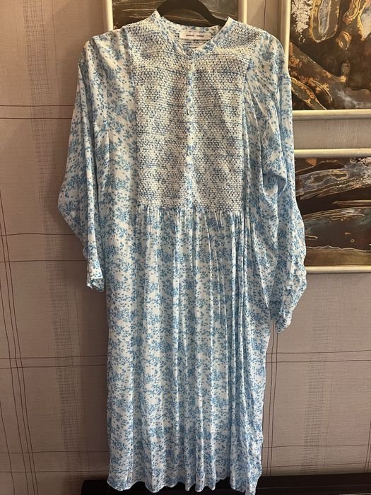 Femme Samsoe Samsoe Robe Bleue Autre Matériau 36