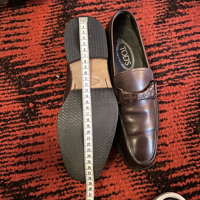 Men Tod's Loafers Brown Leather 41