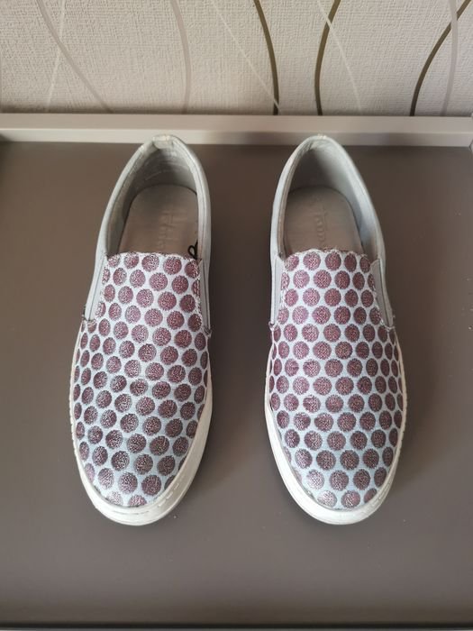 Women Tamaris Loafers Blue Leather 36