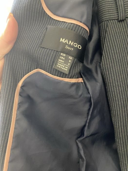 Женский MANGO Костюм Чёрный 36