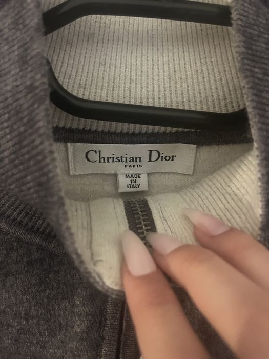 Homme Christian Dior Pull Gris 36