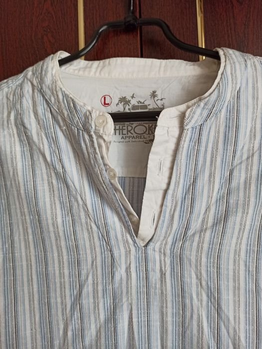 Men Cherokee Shirt Multicolor Cotton 40