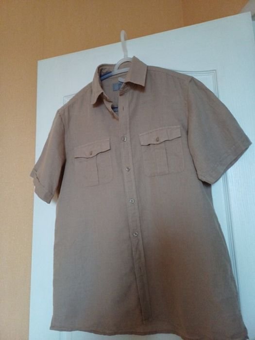 Мужская Mark Spencer Сорочка Бежевый 36