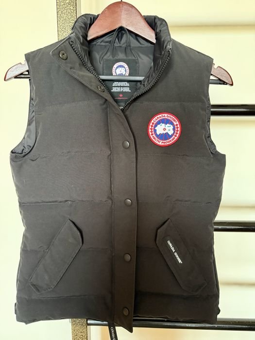 Femme Canada Goose Gilet Noir 34