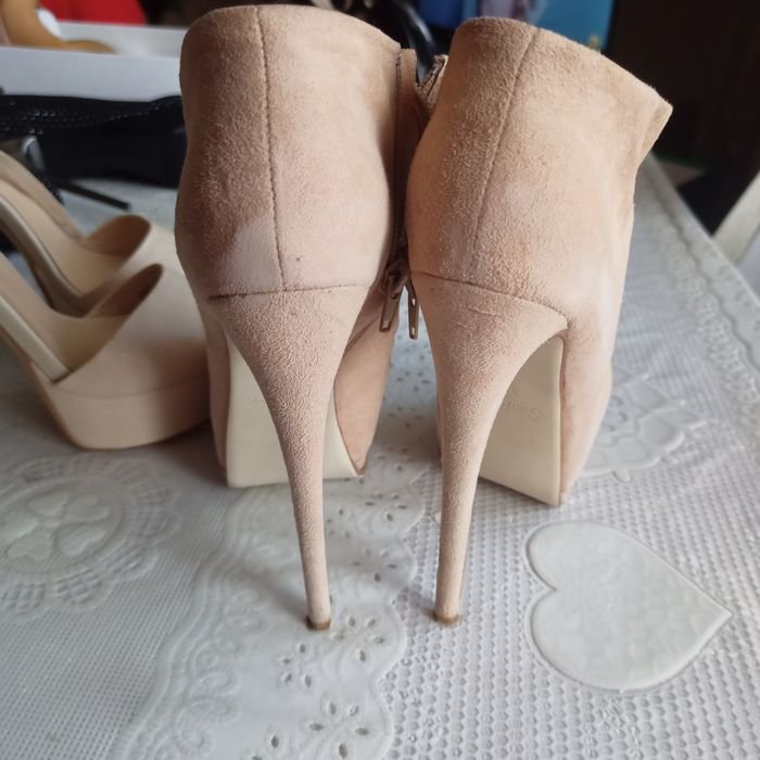 Damen High Heels Beige 37