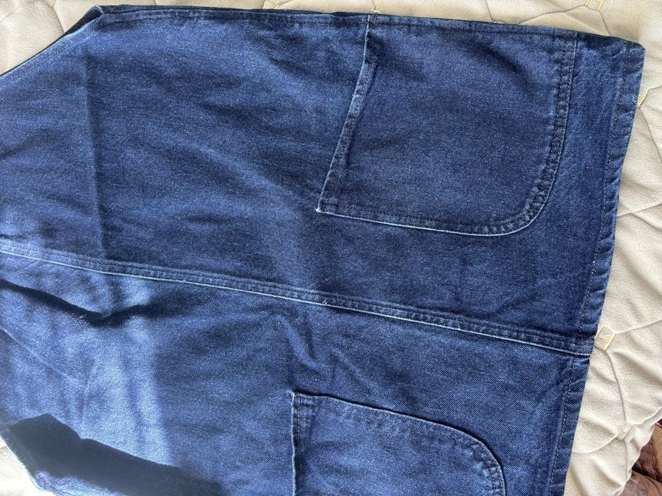 Женский Pull & Bear Сарафан Тёмно-синий Джинс