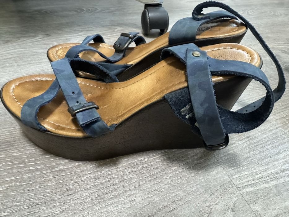 Women Heels Multicolor Leather 38
