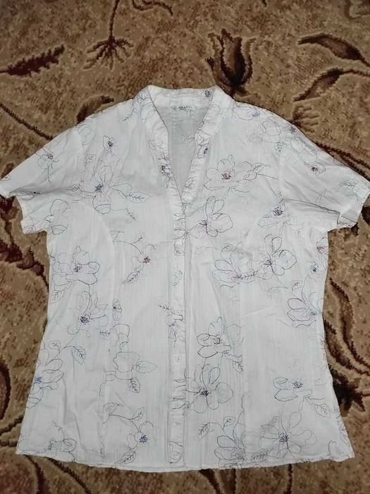 Donna M&Co Camicia Bianca Cotone 14 (M/L)