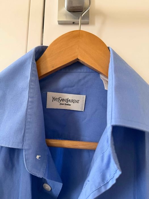 Donna Yves Saint Laurent Camicia Blu Taglia Unica