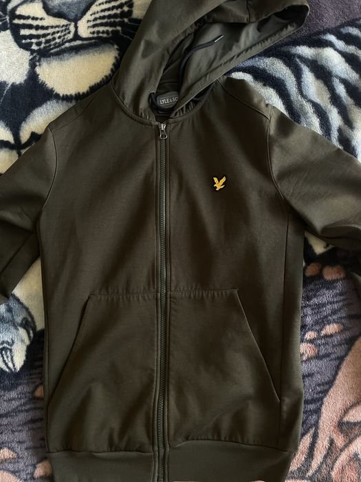 Men Lyle Scott Zip-Up Green 36
