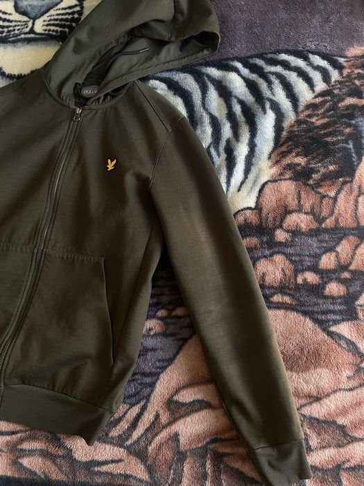 Men Lyle Scott Zip-Up Green 36