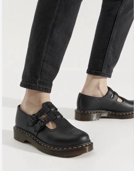 Femme Dr. Martens Talons Noir Cuir 39