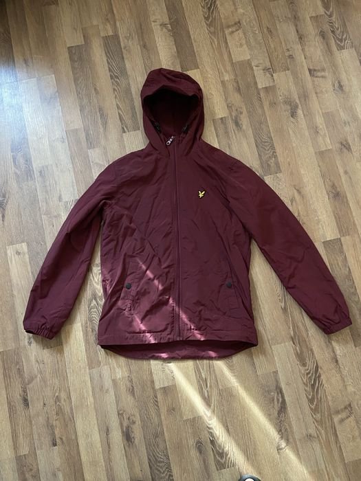Men Lyle Scott Windbreaker Burgundy 36