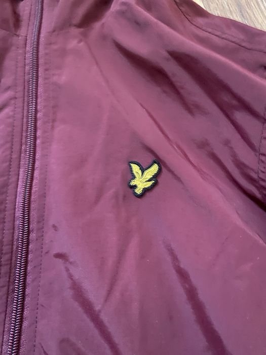 Men Lyle Scott Windbreaker Burgundy 36