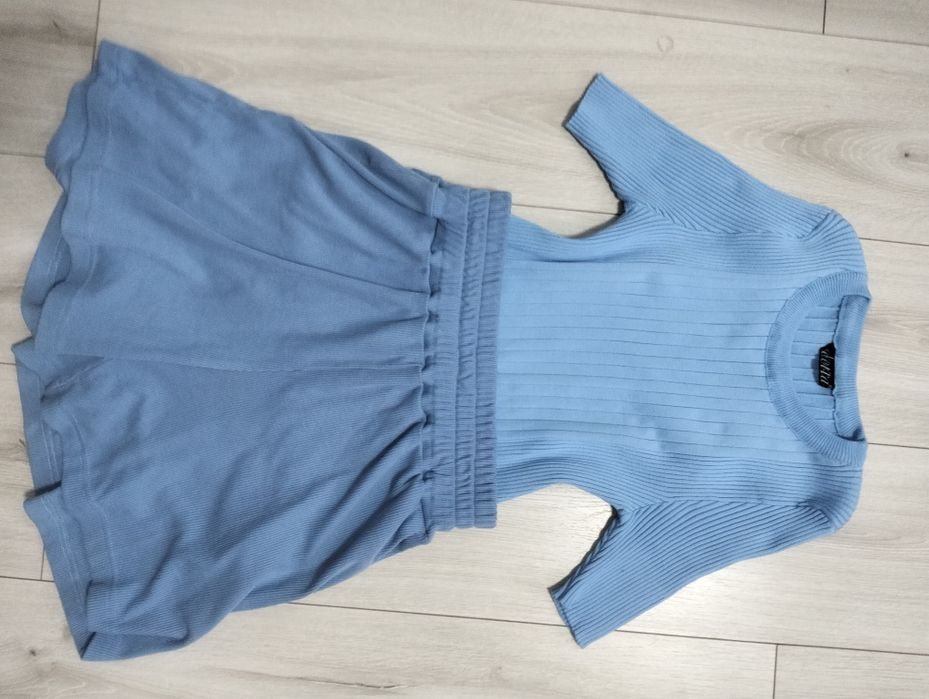 Damen H&M Top Blau 38