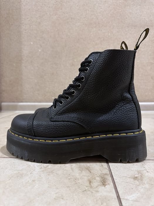 Femme Dr. Martens Bottes Noires Cuir 41
