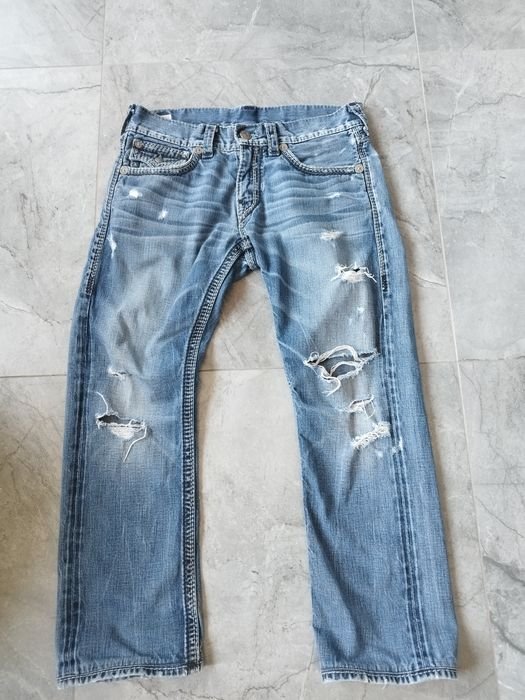 Мужские True Religion Джинсы Тёмно-синие 32