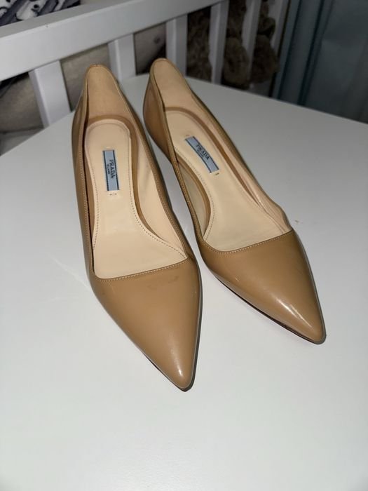 Donna Prada Tacchi Beige 40