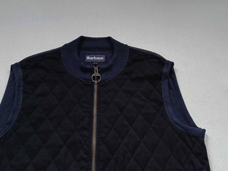 Uomo Barbour Gilet Nero Cotone 40