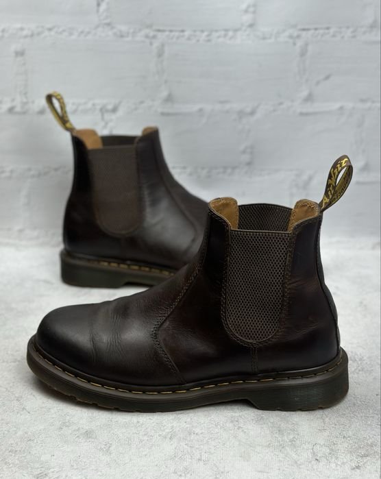 Homme Dr. Martens Bottes Marron 44