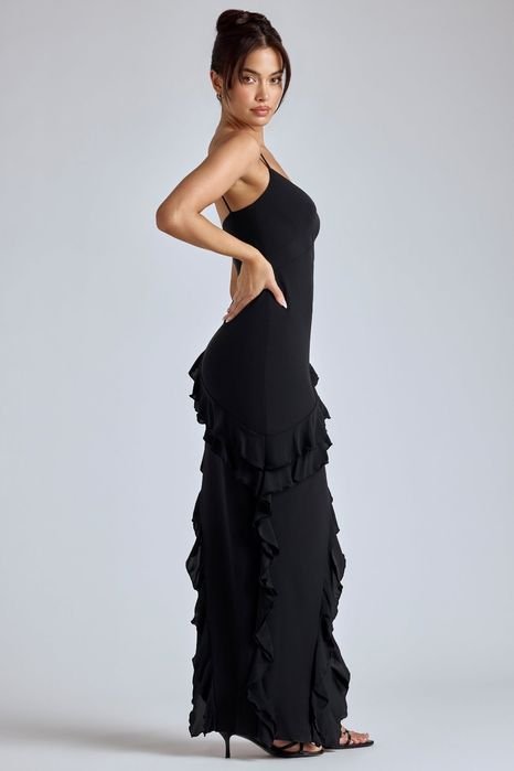 Damen Oh Polly Kleid Schwarz 34