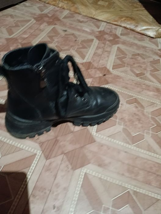 Uomo Stivali Neri 36