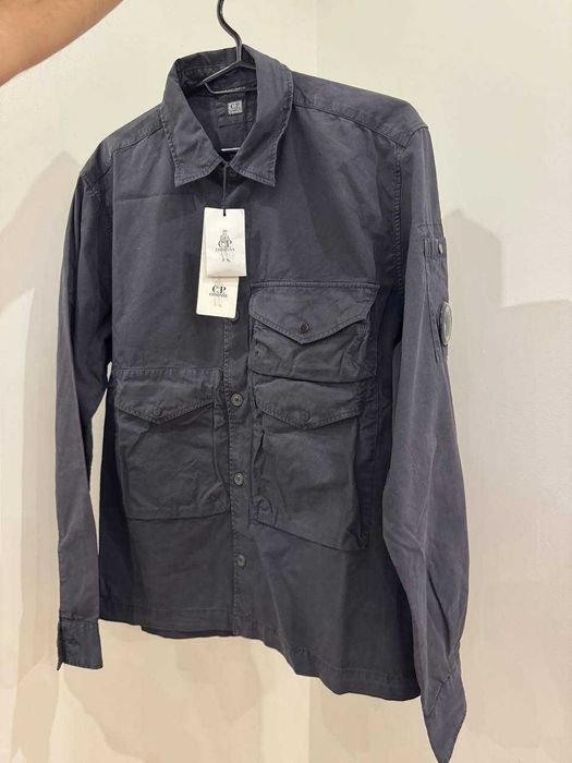 Homme C.P. Company Overshirt Bleu Marine 38