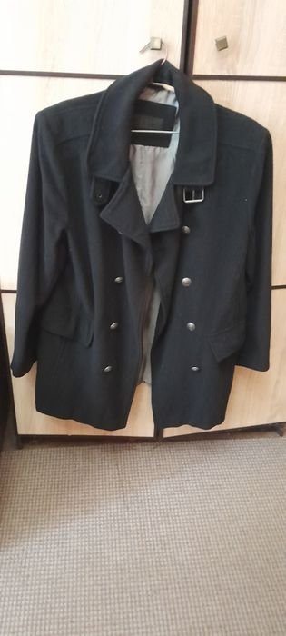 Herren Mantel Schwarz  