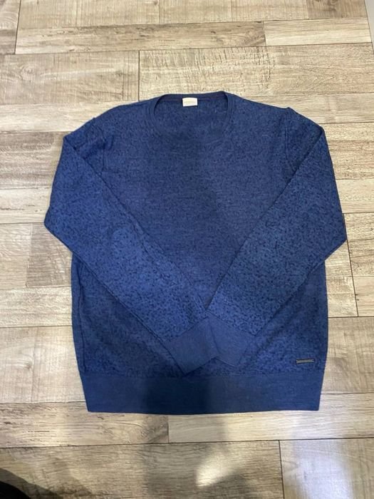 Мужской Bugatti Светр Тёмно-синий 38