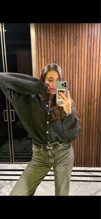 Femme American Vintage Pull Gris 36