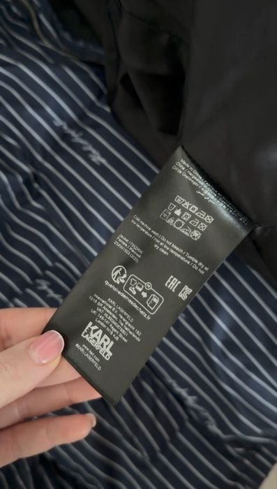 Мужская Karl Lagerfeld Куртка Тёмно-синий 36