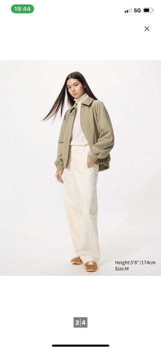 Herren Uniqlo Puffertech Beige 36