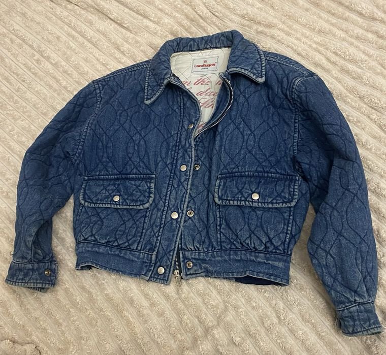Men Laura Biagiotti Bomber Navy Denim 38