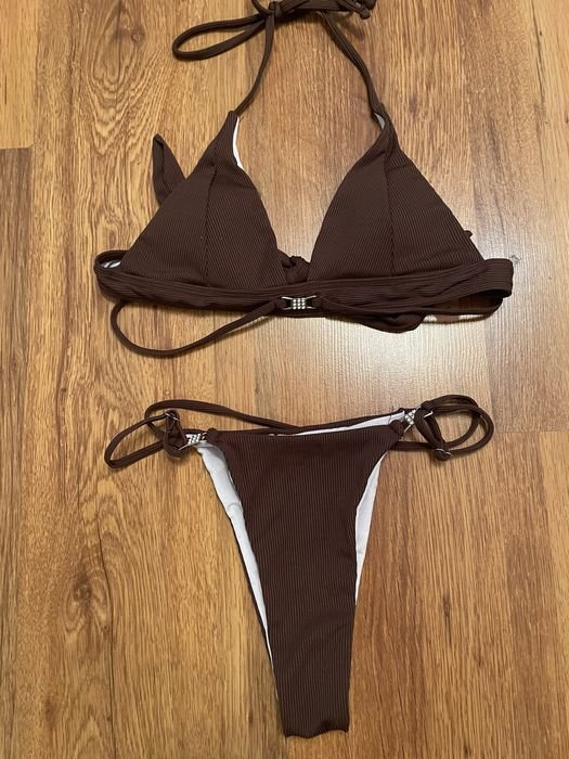 Women Stylish Bikini Brown S