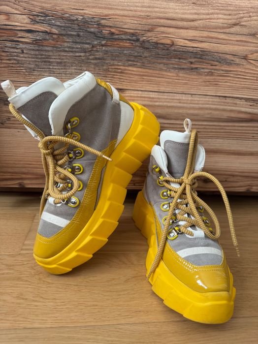 Women AGL Boots Multicolor Leather 39