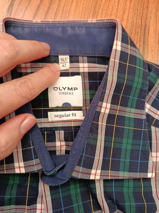 Мужская Olymp Рубашка Різнокольоровий Бавовна