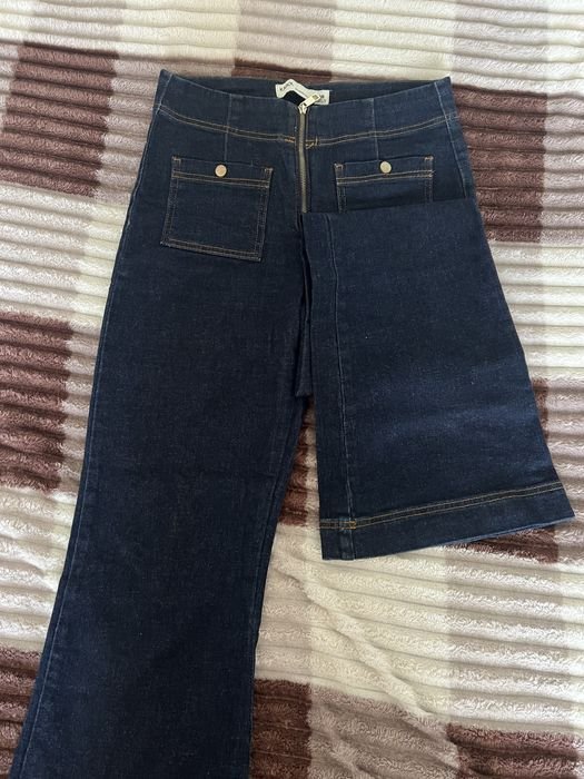 Femme Jeans Bleu Marine 38