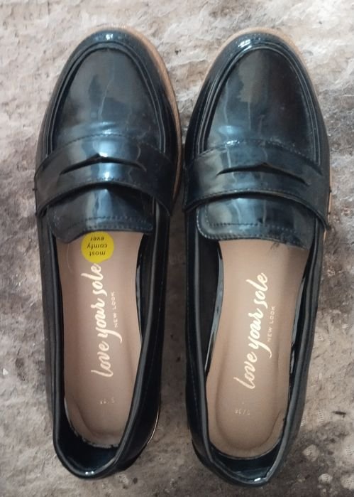 Женские Туфли Чёрные 38