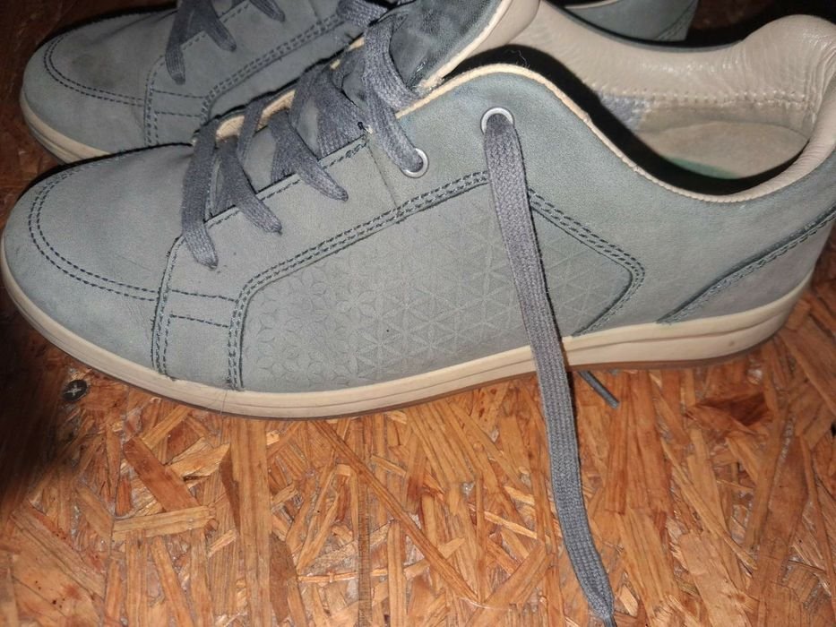 Damen Loafers Grau Nubuk 37.5