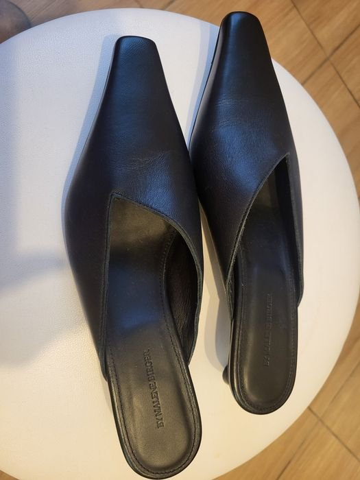 Женские Malene Birger Туфли Чёрные Кожа 37