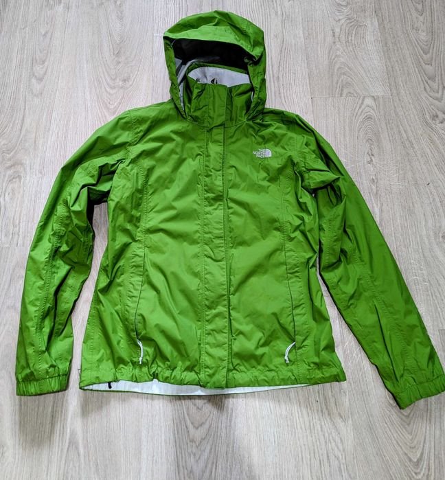 Women The North Face Windbreaker Green 38