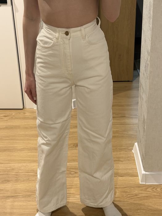 Женские Marsgeo Джинсы Бело-молочные XS