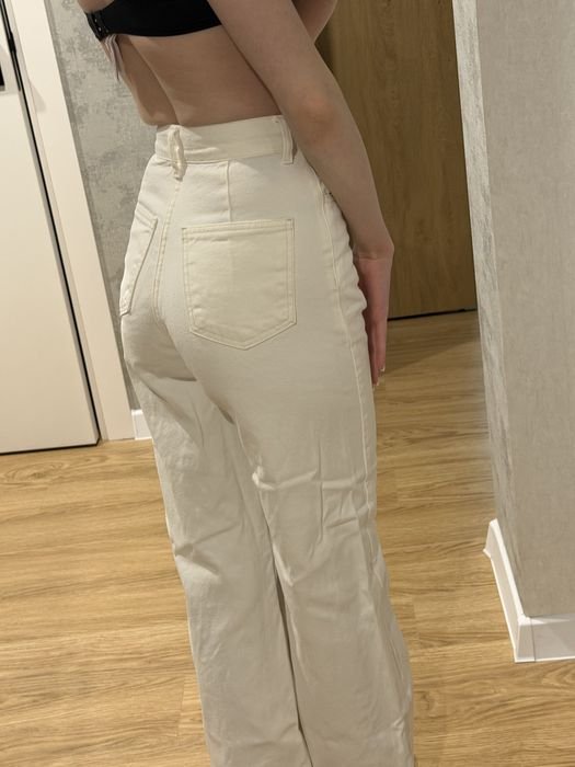 Женские Marsgeo Джинсы Бело-молочные XS